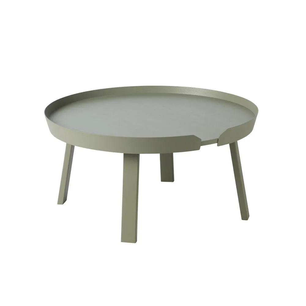 Muuto Around Coffee Table Large Dusty Green 2