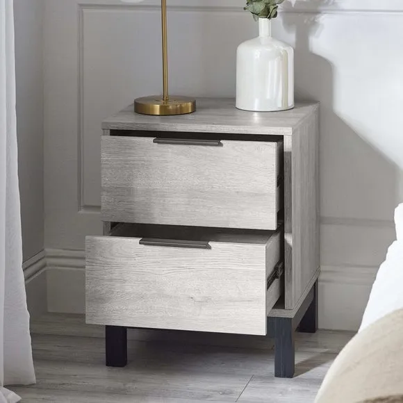 Return - Bali 2 Drawer Bedside Table 2