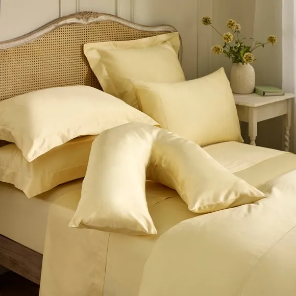 Dorma Luxe Egyptian Cotton Sateen V-Shaped Pillowcase 2