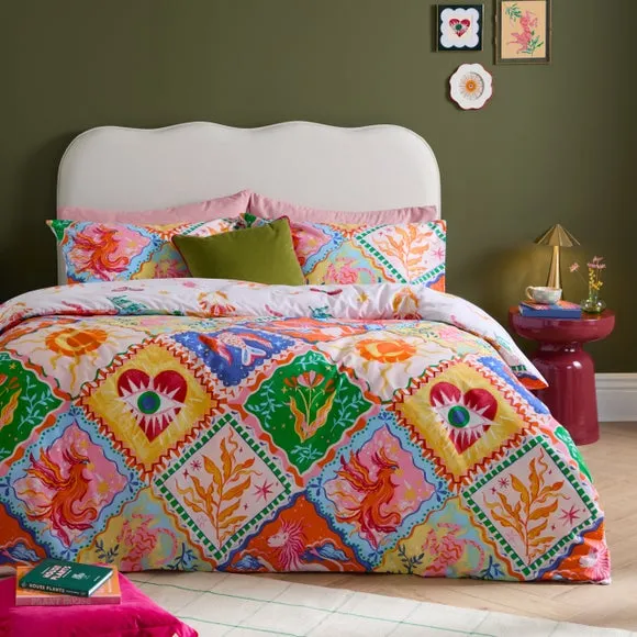 Furn. Seraphine Polycotton Duvet Cover & Pillowcase Set