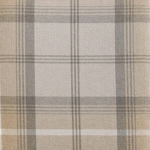 Set of 2 Chester Dining Chairs, Woven Check Fabric 4