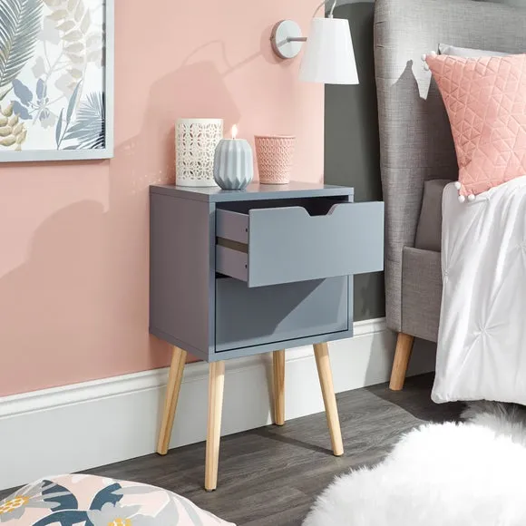Nyborg 2 Drawer Bedside Table 2