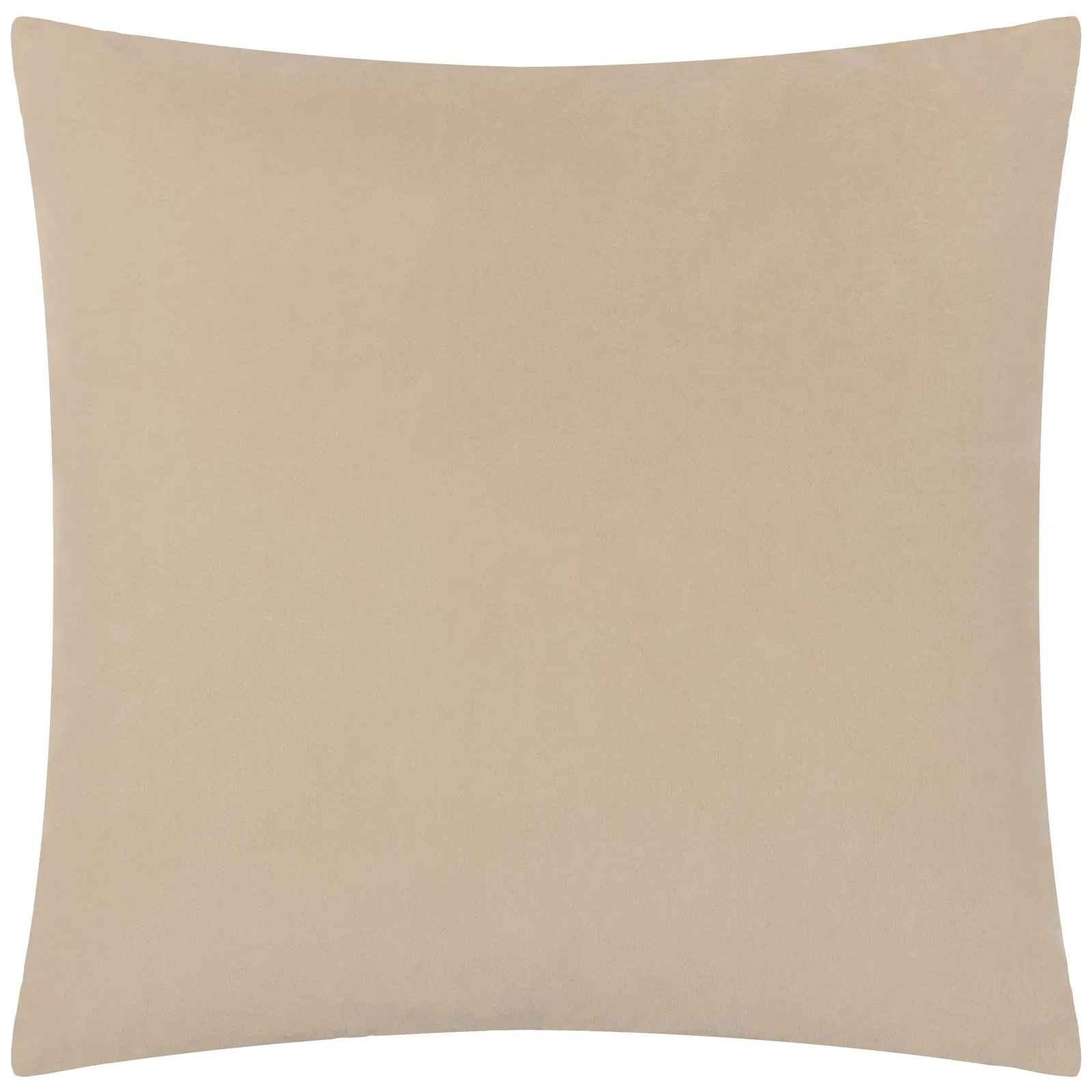Paoletti Savoy Stripe Velvet Cushion in Beige 3