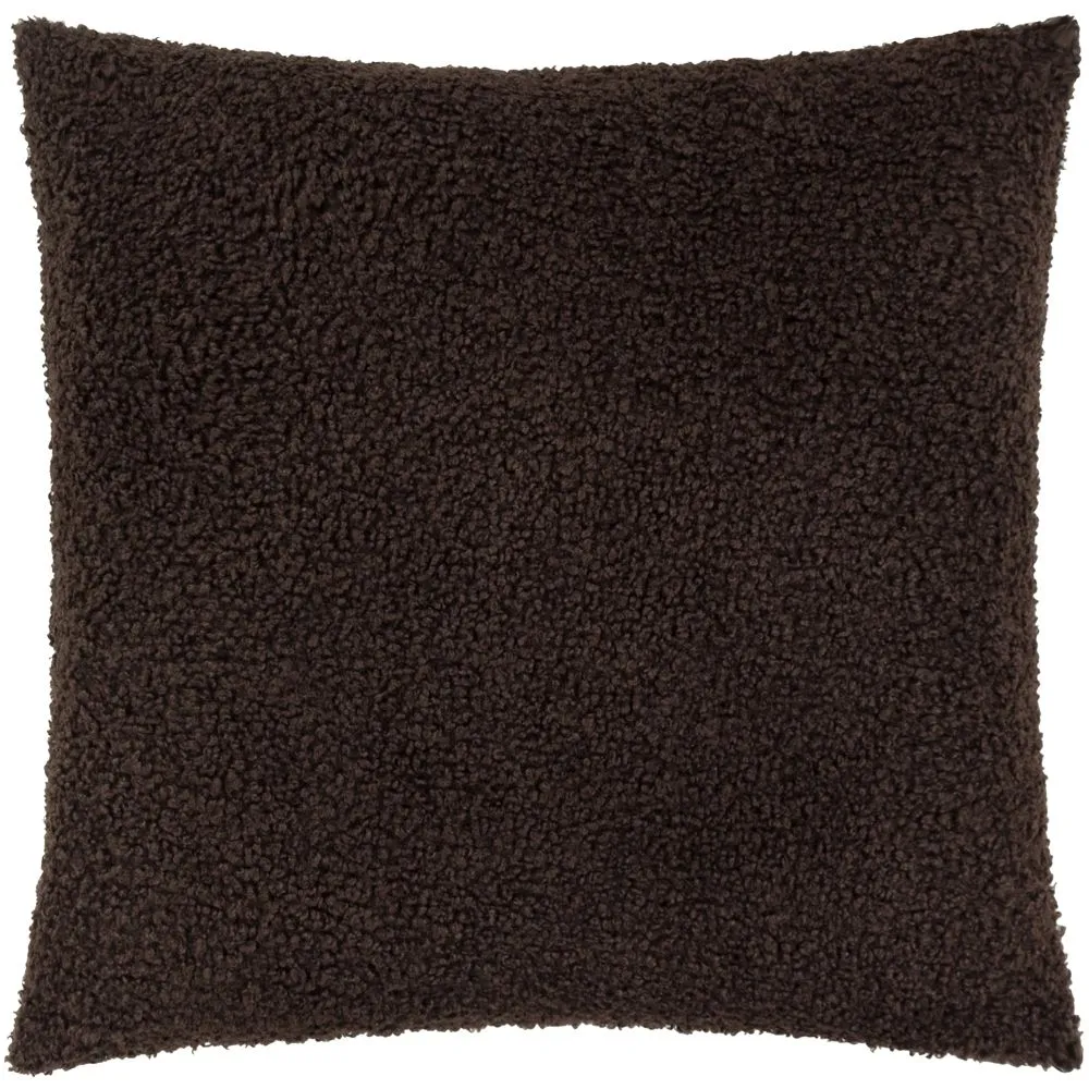 Yard Cabu Chunky Boucle Cushion in Chocolate 2