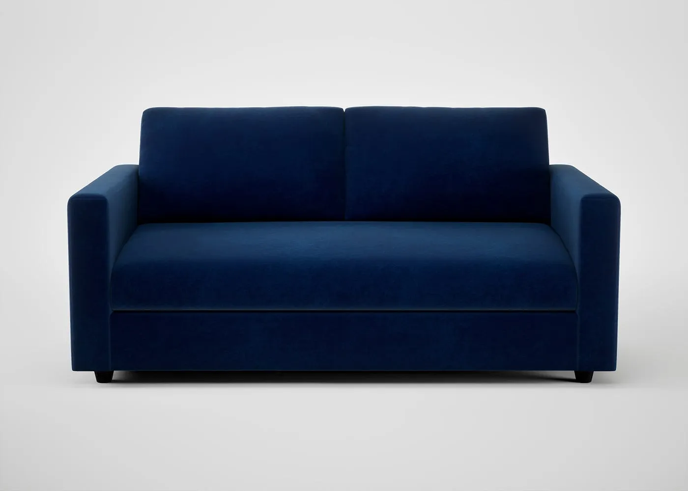Heal's Nimbus II 3 Seater Sofa Smart Velvet Dusk Black Feet 1