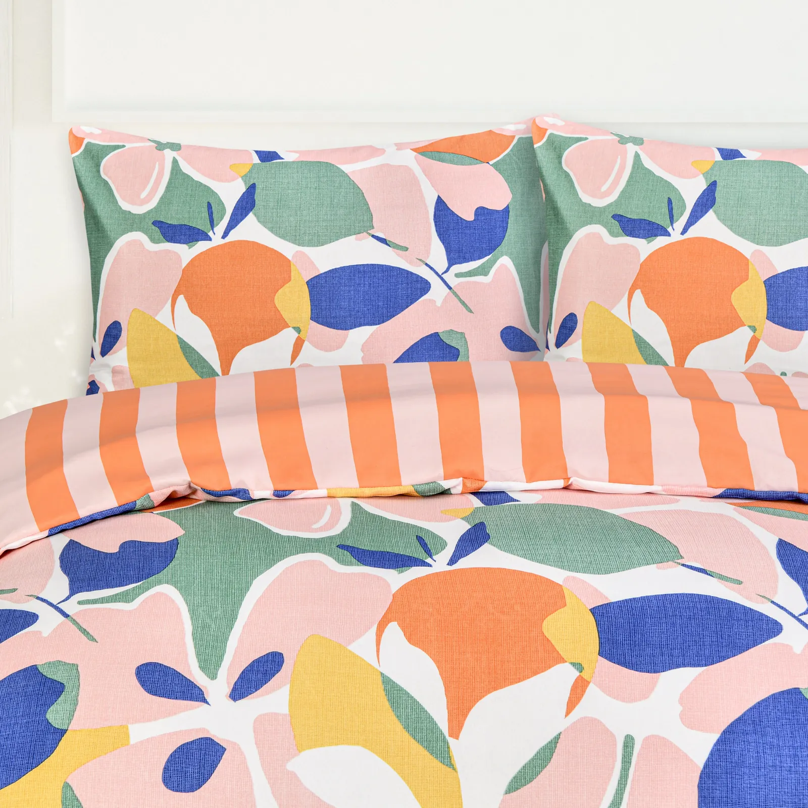 Smart LivingDouble Abstract Floral Duvet Set, Multi 5