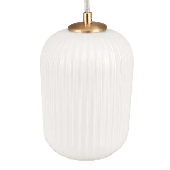 Pacific Lifestyle Alessia Ribbed Adjustable Pendant Light 2