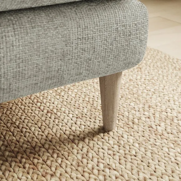 Sven Chunky Chenille Footstool 4