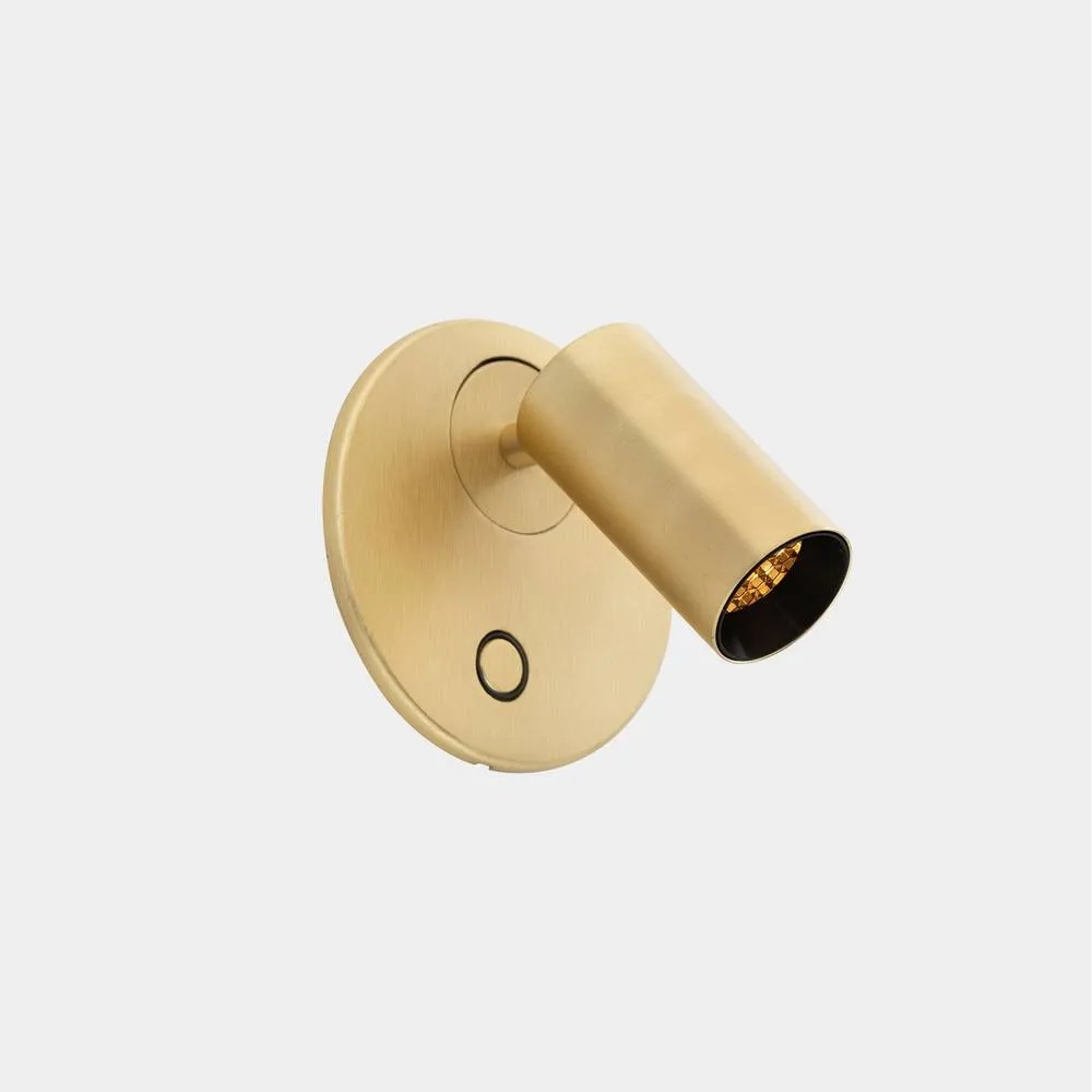 Netlighting Chic Reading Wall Light Matte Gold LED 3.9W 2700K Touch Dimming