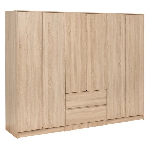 Walker 6 Door 2 Drawer Wardrobe 3