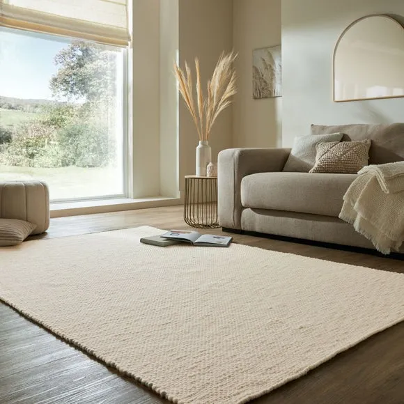 Chunky Wool Weave Rug 1
