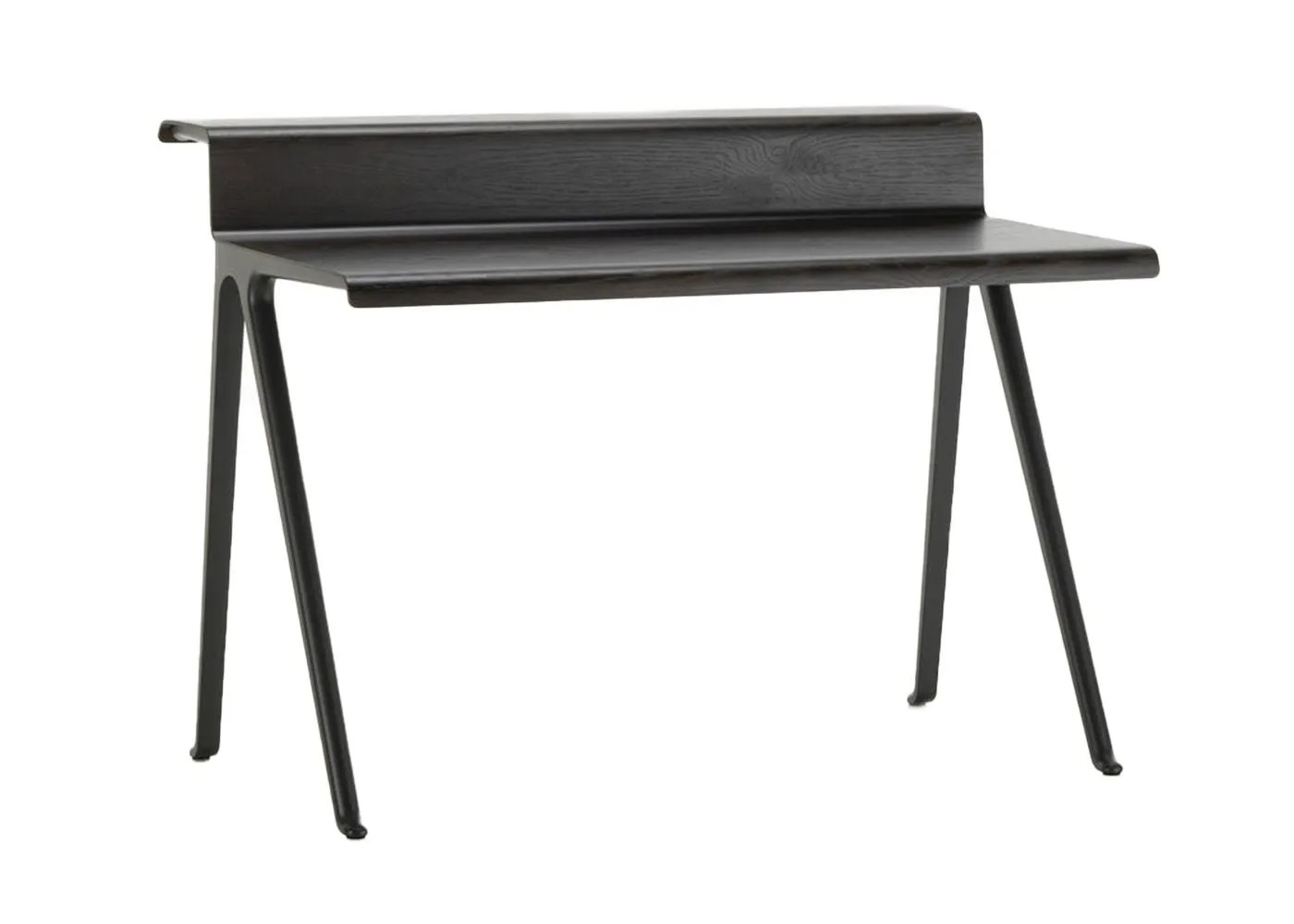 Vitra Courier Desk Dark Oak Deep Black Base 1