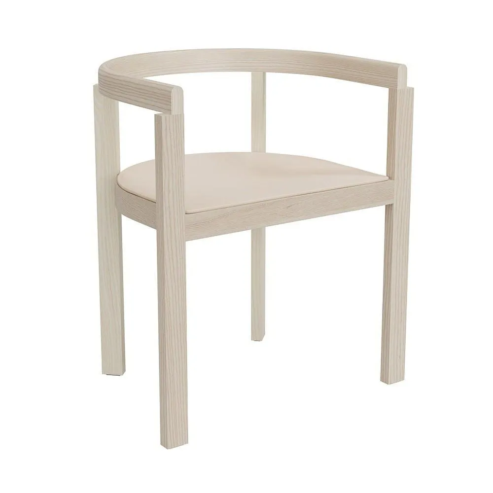 Fritz Hansen After Dining Chair White Pigmented Ash 2