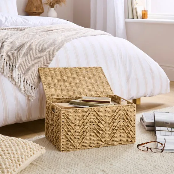 Global Herringbone Small Storage Trunk 2