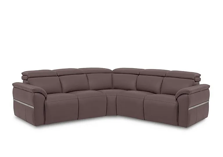 Dolomite Large Leather Corner Sofa