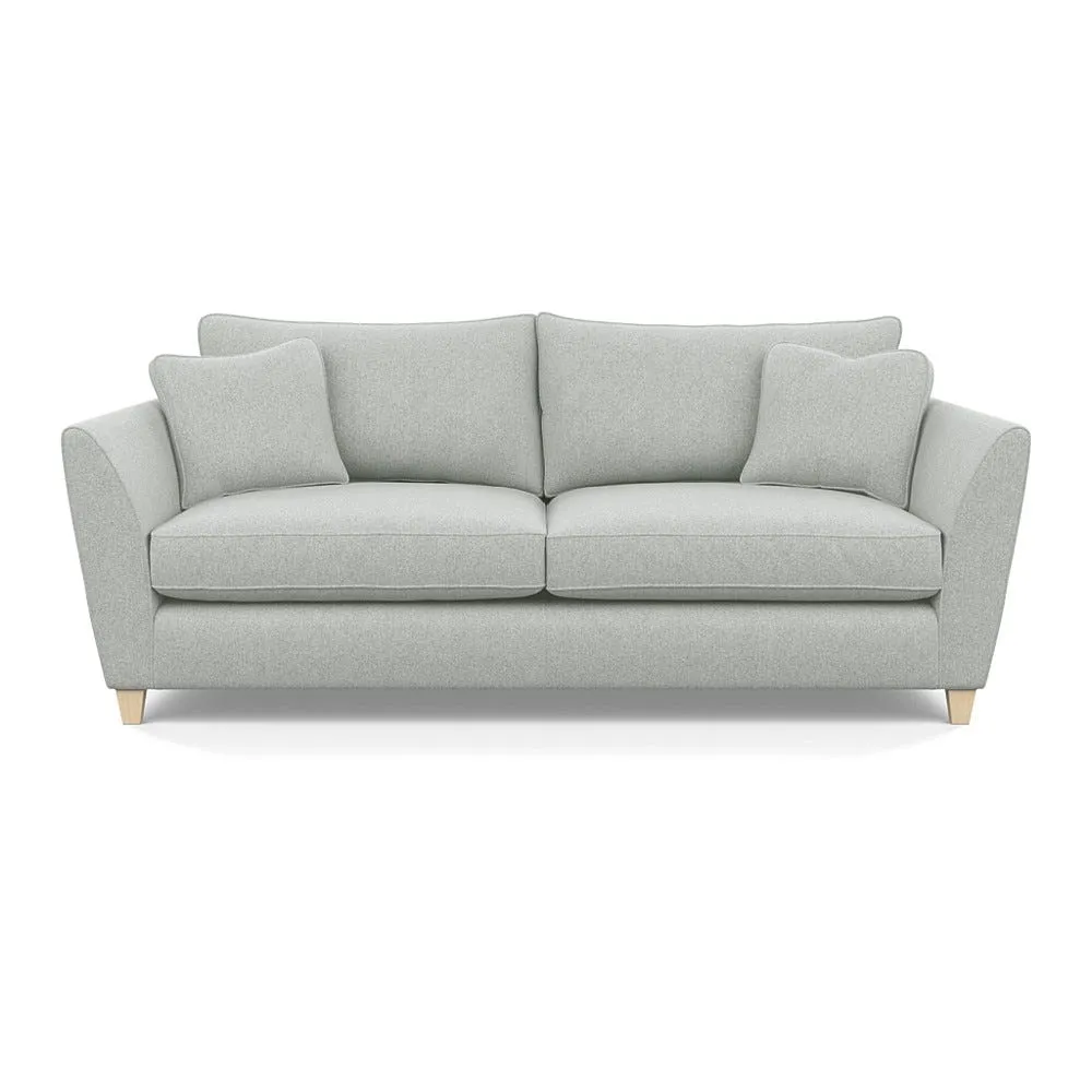 Heal's Torino 4 Seater Sofa Melton Wool Limestone Natural Feet 1