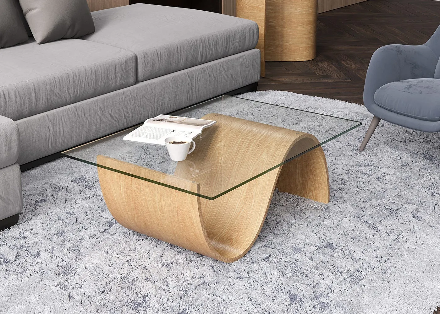 Tom Schneider Pulse Coffee Table Oak 3