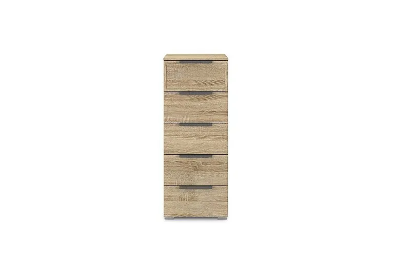 Cadre 5 Drawer Tall Chest - Sonoma Oak