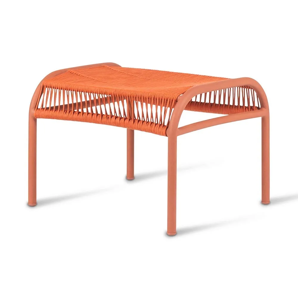 Vincent Sheppard Loop Outdoor Footrest Terracotta 2