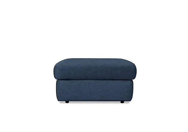 Thornbury Fabric Storage Footstool - Stingray Indigo