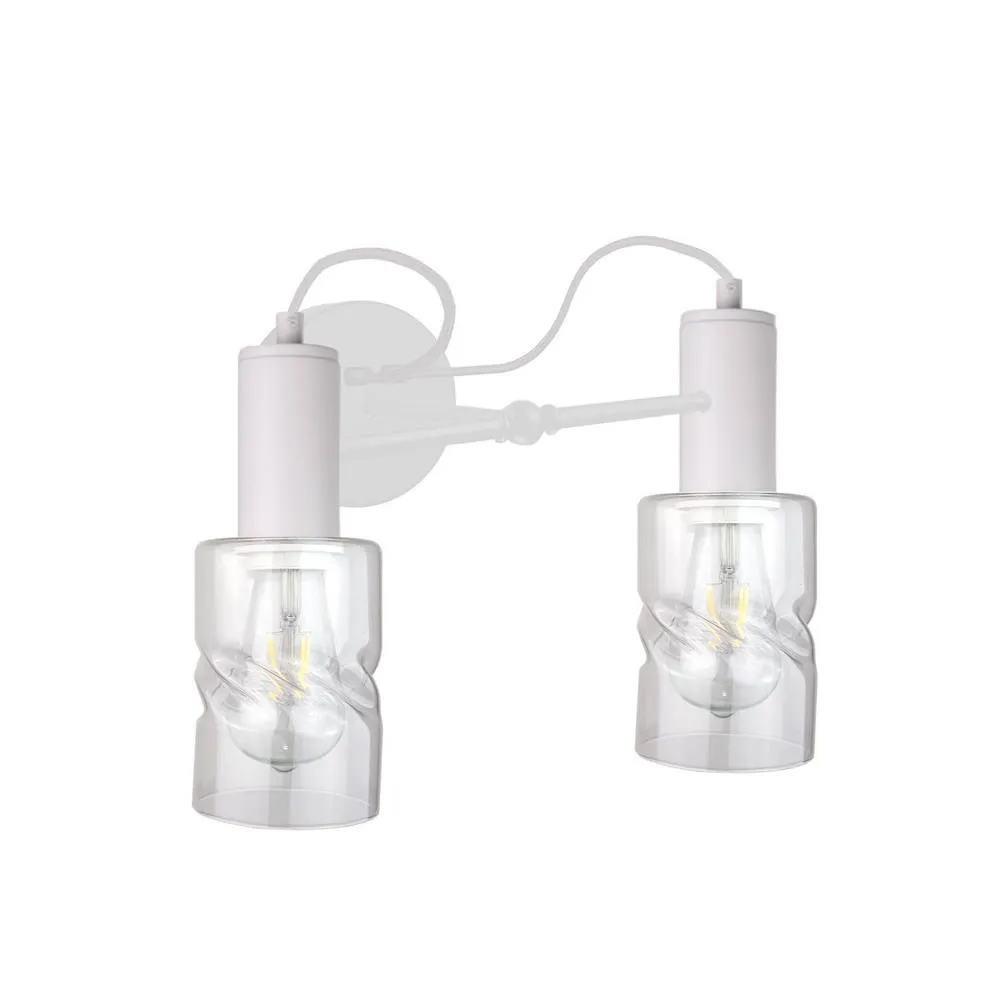 Netlighting Inger Wall Lamp White 25cm 2x E27