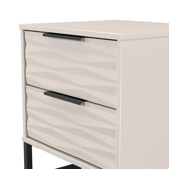 Tuxford 2 Drawer Bedside Table 5