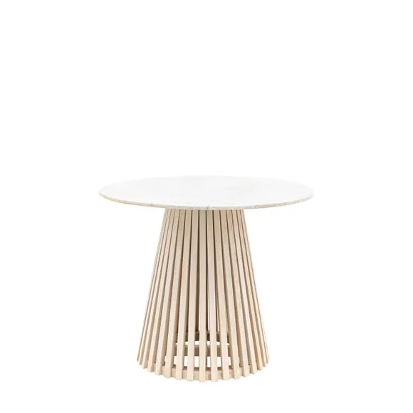 Cedar and Sage Lymbridge 4 Seater Round Dining Table 4