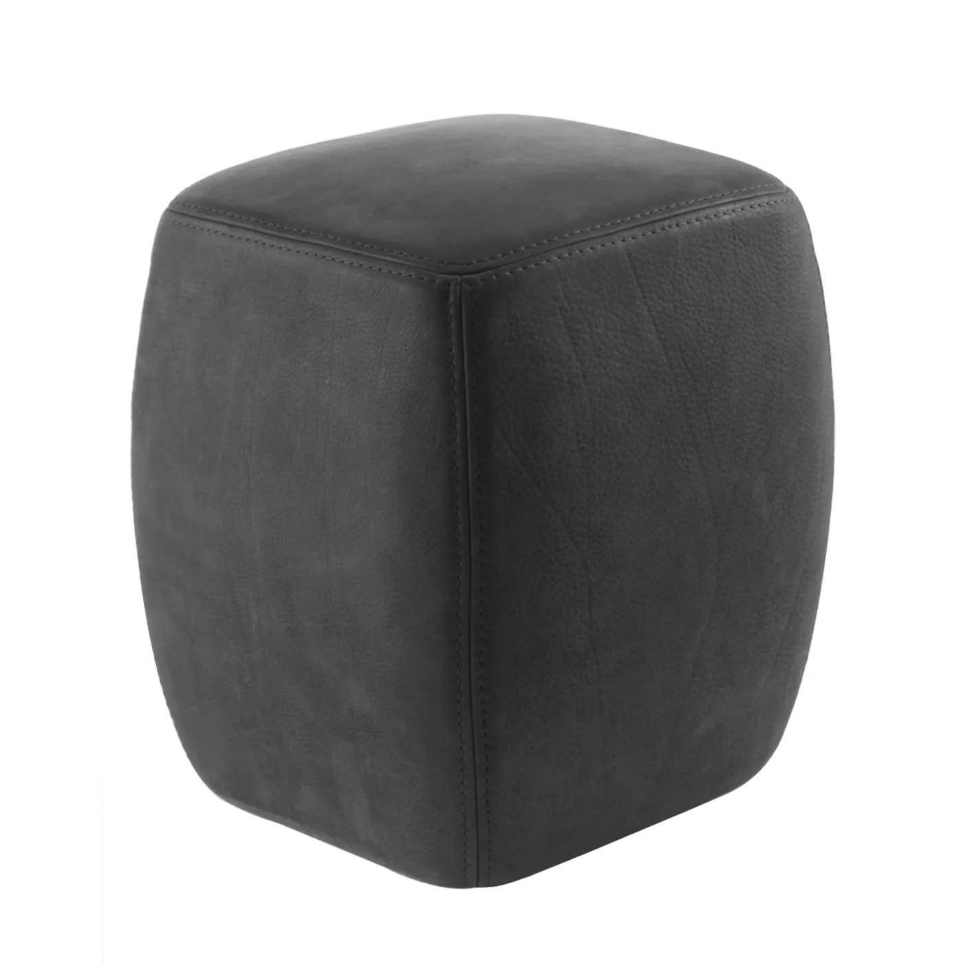 Riva 1920 Betty Pouf Black Leather