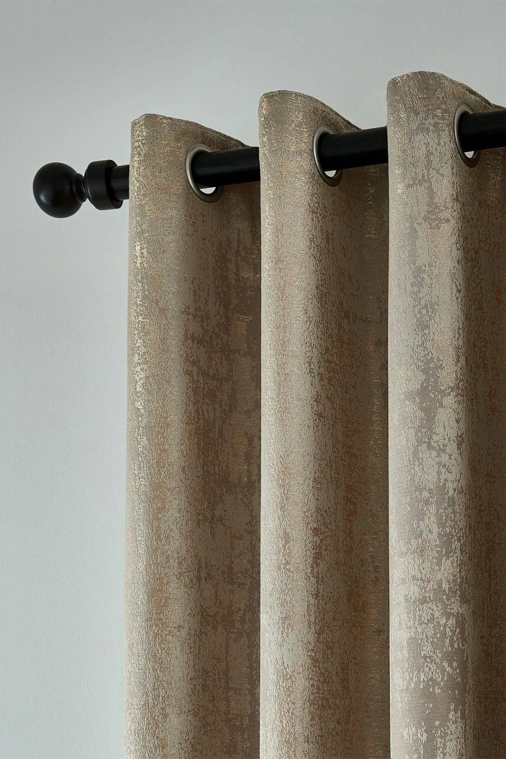 Helena Springfield 'Roma' Woven Lined Curtains in Light Tan 2
