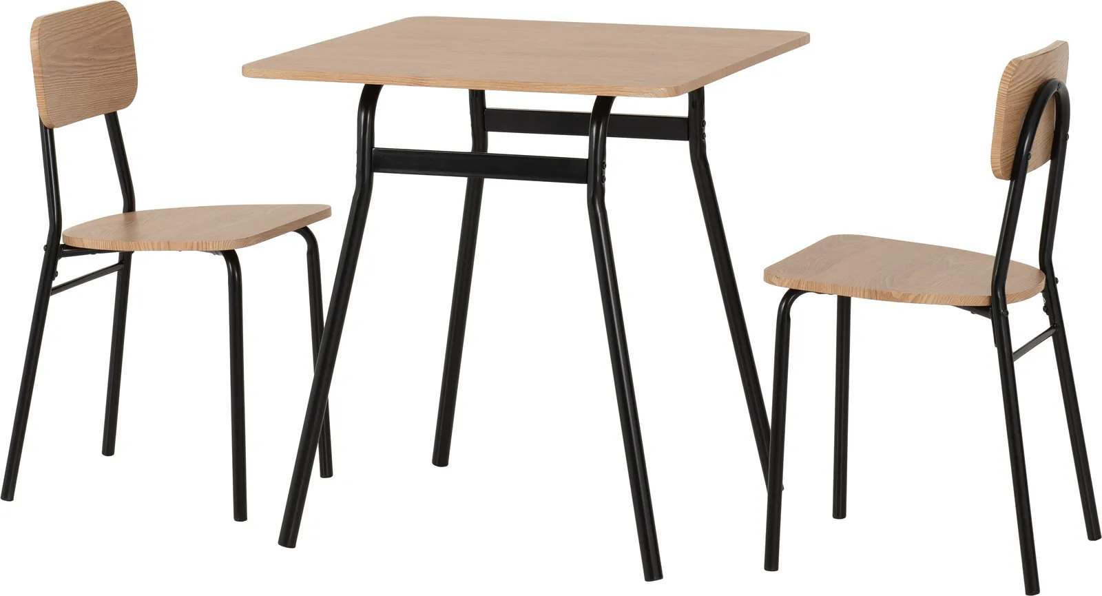 Seconique Warren 1+2 Dining Set in Light Oak 2