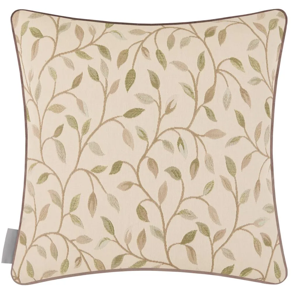 Voyage Maison Cervino Piped Jacquard Cushion in Natural 3