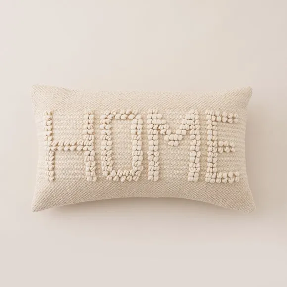 Home Jersey Bobble Cotton Rectangle Cushion 3