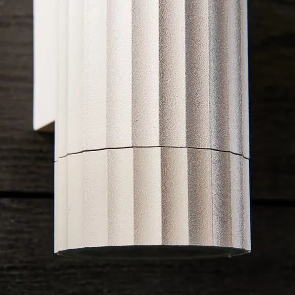 Georgi Ribbed 2 Light Outdoor Wall Light 3