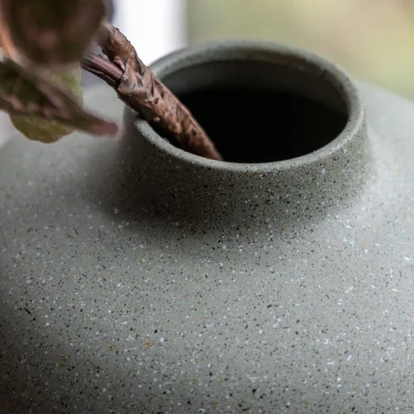 Cedar & Sage Goa Cast Aluminium Olive Vase 2