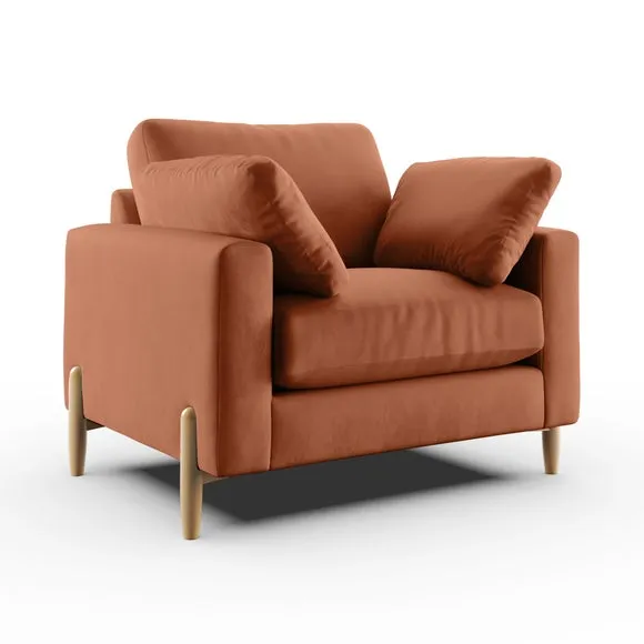 Apollo Vintage Velvet Snuggle Sofa 6