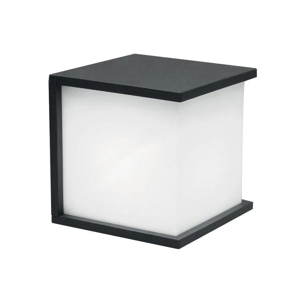 Netlighting Torsten 1 Light Wall Fitting Graphite Finish E27 in Grey