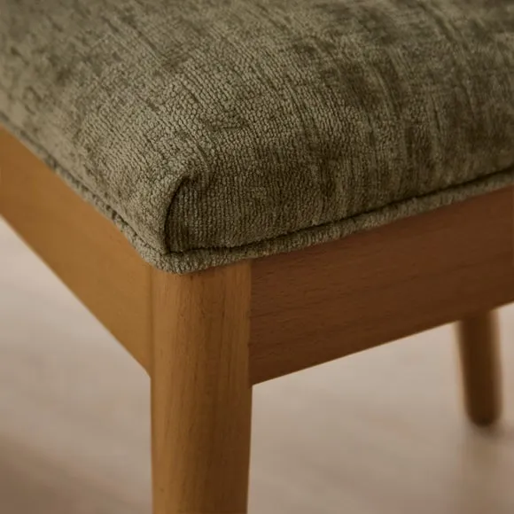 Betsie Dining Chair, Olive Chenille 3