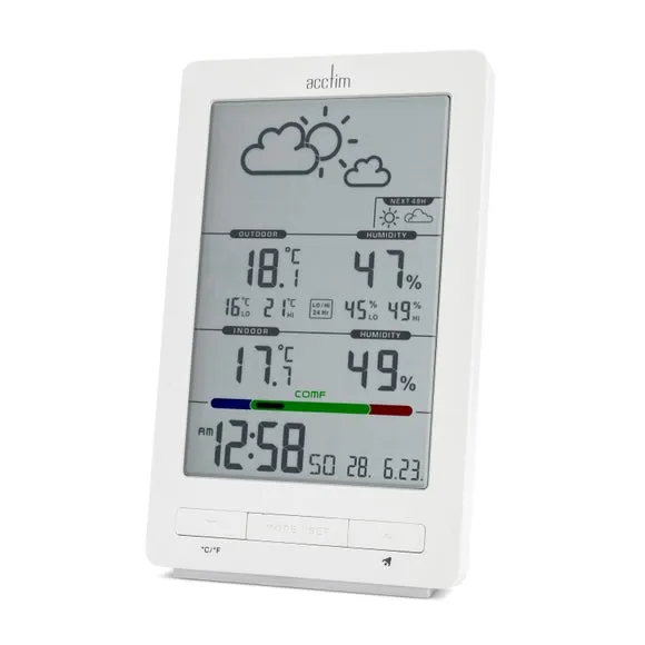 Acctim Skyler 6-in-1 Barometric Weather Station Clock 5