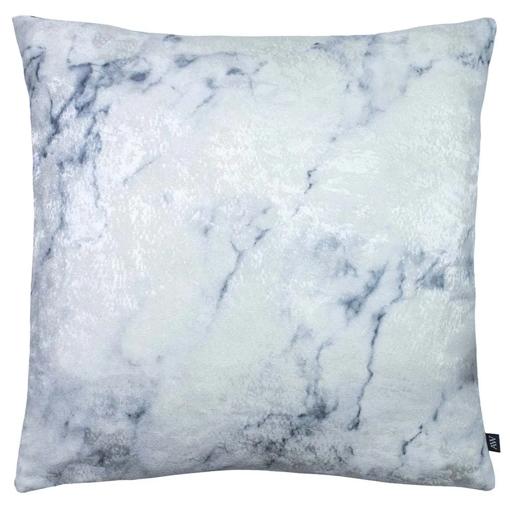Ashley Wilde Cinnabar Marble Jaquard Weave Cushion in Royal