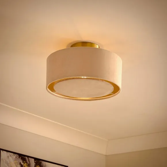 Nesa Shallow Flush Ceiling Light 2