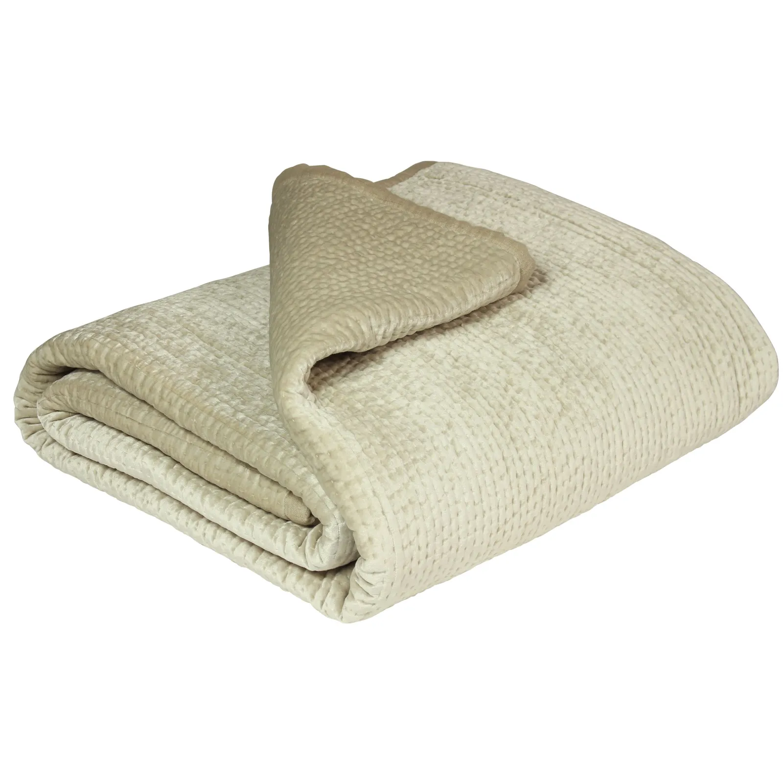 Paoletti Brooklands Quilted Bedspread in Metallic Gold 4