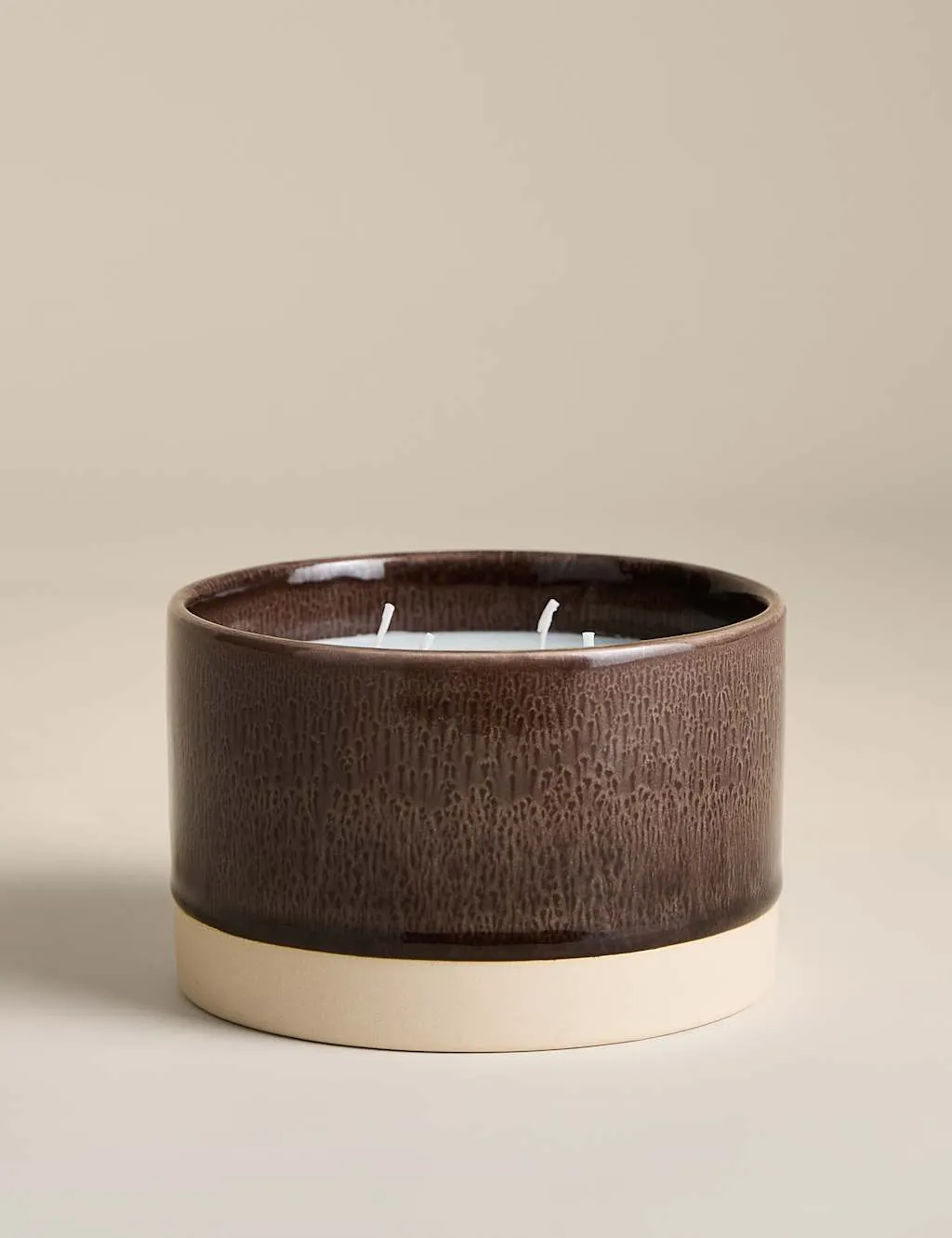 Scentiments™ Autumn Walk 4 Wick Candle Dark Brown