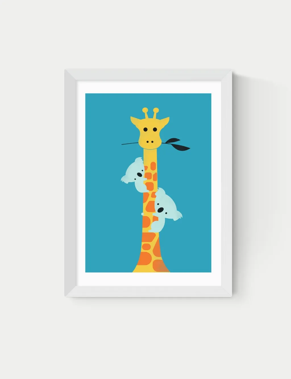 East End Prints I'll Be Your Tree Framed Art White