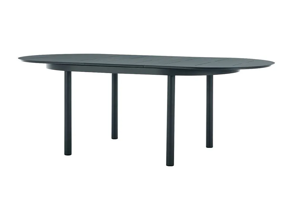 Vente-unique Extendable Aluminium Garden Dining Table L.170/220 Cm - Anthracite in Dark Grey 5