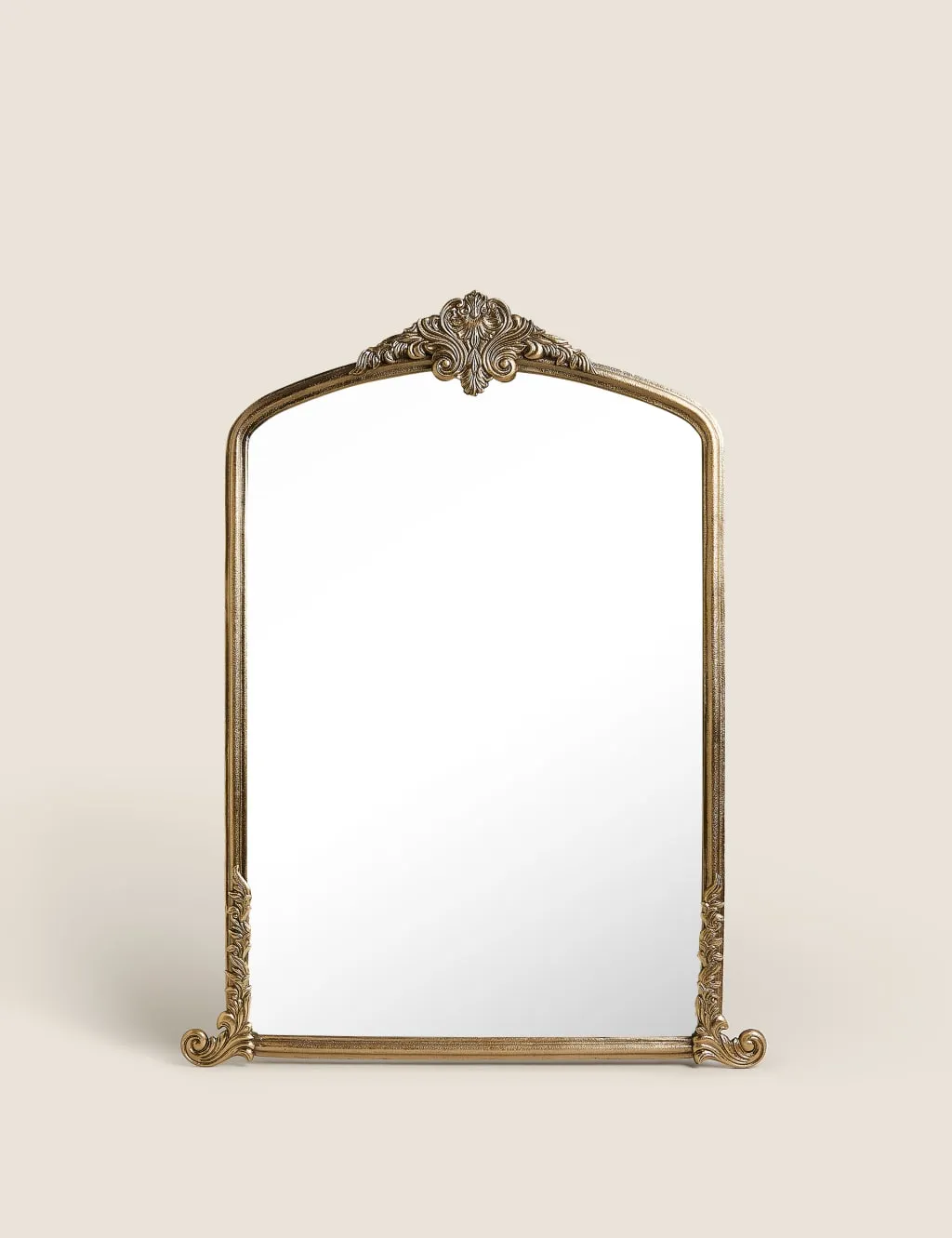 M&S Arabella Large Arch Wall Mirror Antique Brass