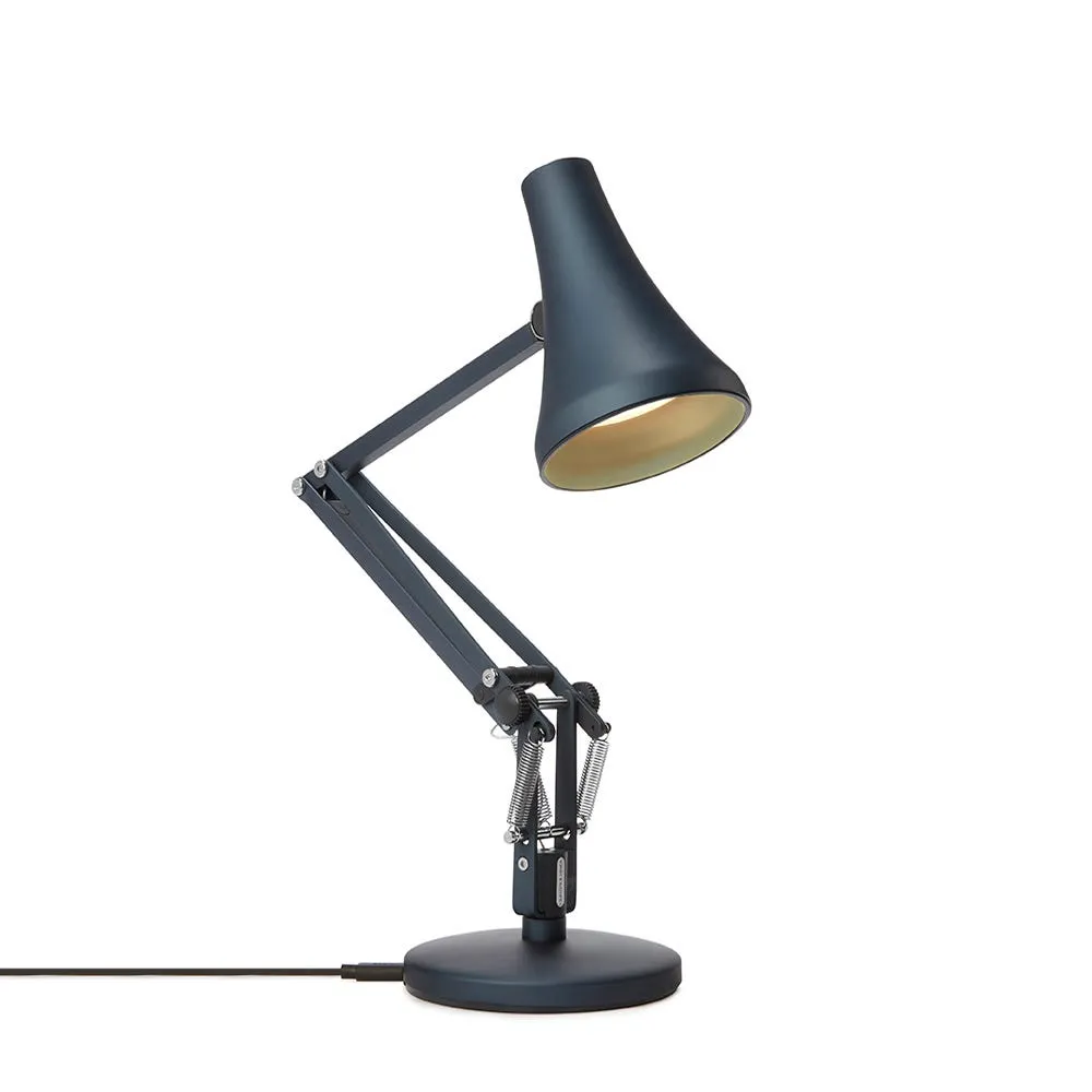 Anglepoise 90 Mini Mini Desk Lamp Steel Blue and Grey 2