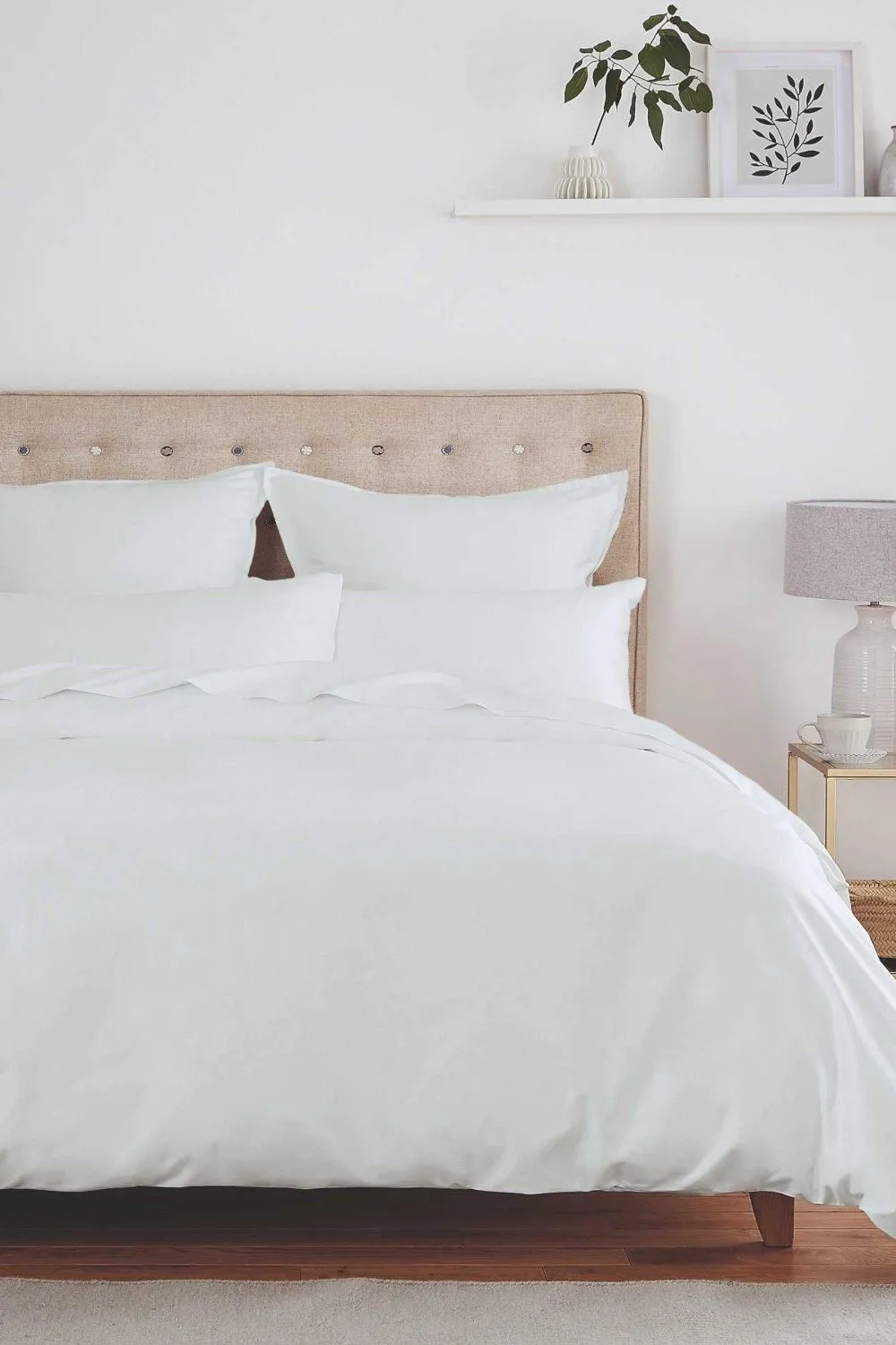 Murmur ' 250TC' Plain Dye Flat Sheet in Grey 3