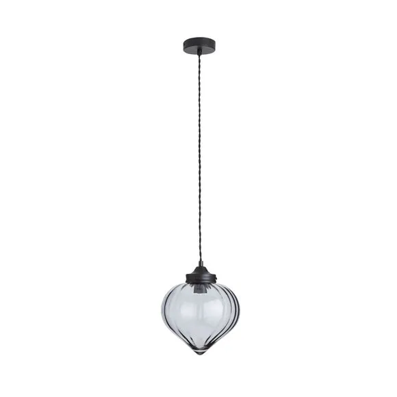 Voyager Smoked Glass Pendant Light 5