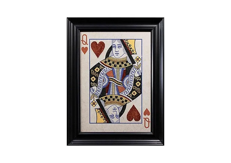 Queen of Hearts Framed Picture
