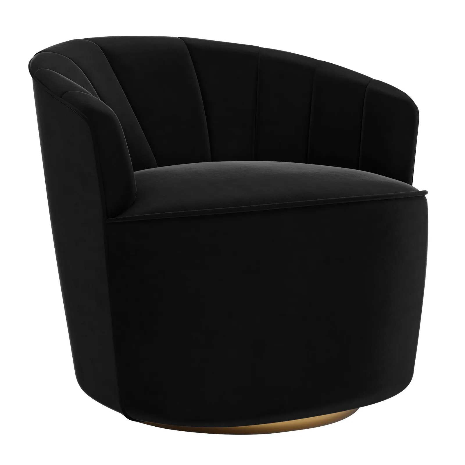 Matilda Velvet Swivel Chair Green